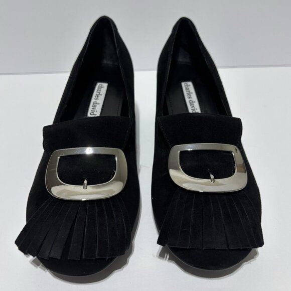 Charles David Women’s Monroe, Black Block Heel Pumps, Size 8 M - Picture 3 of 6